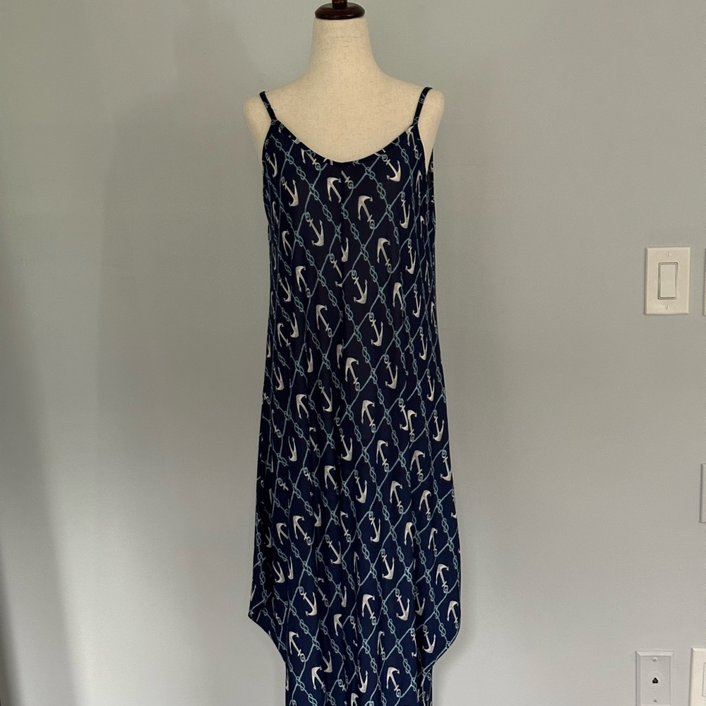 NWT Blue Anchor Wide-Leg Jumpsuit.